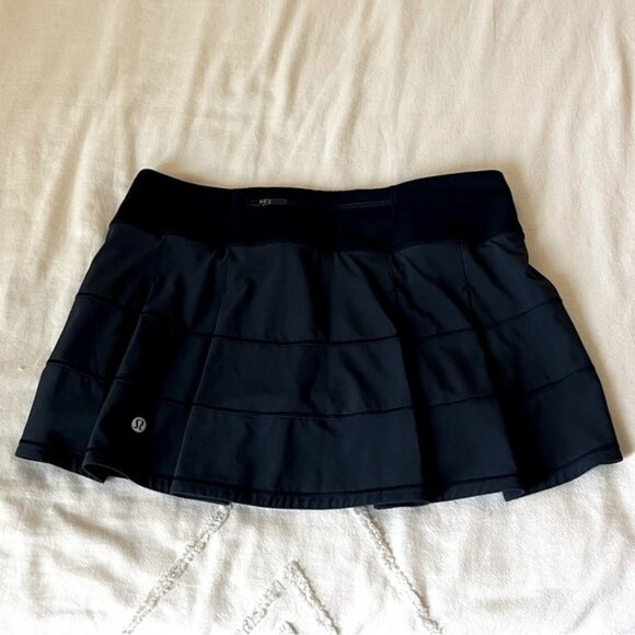 Lululemon Pace Rival Skirt Navy Blue Size 6 - Picture 4 of 4